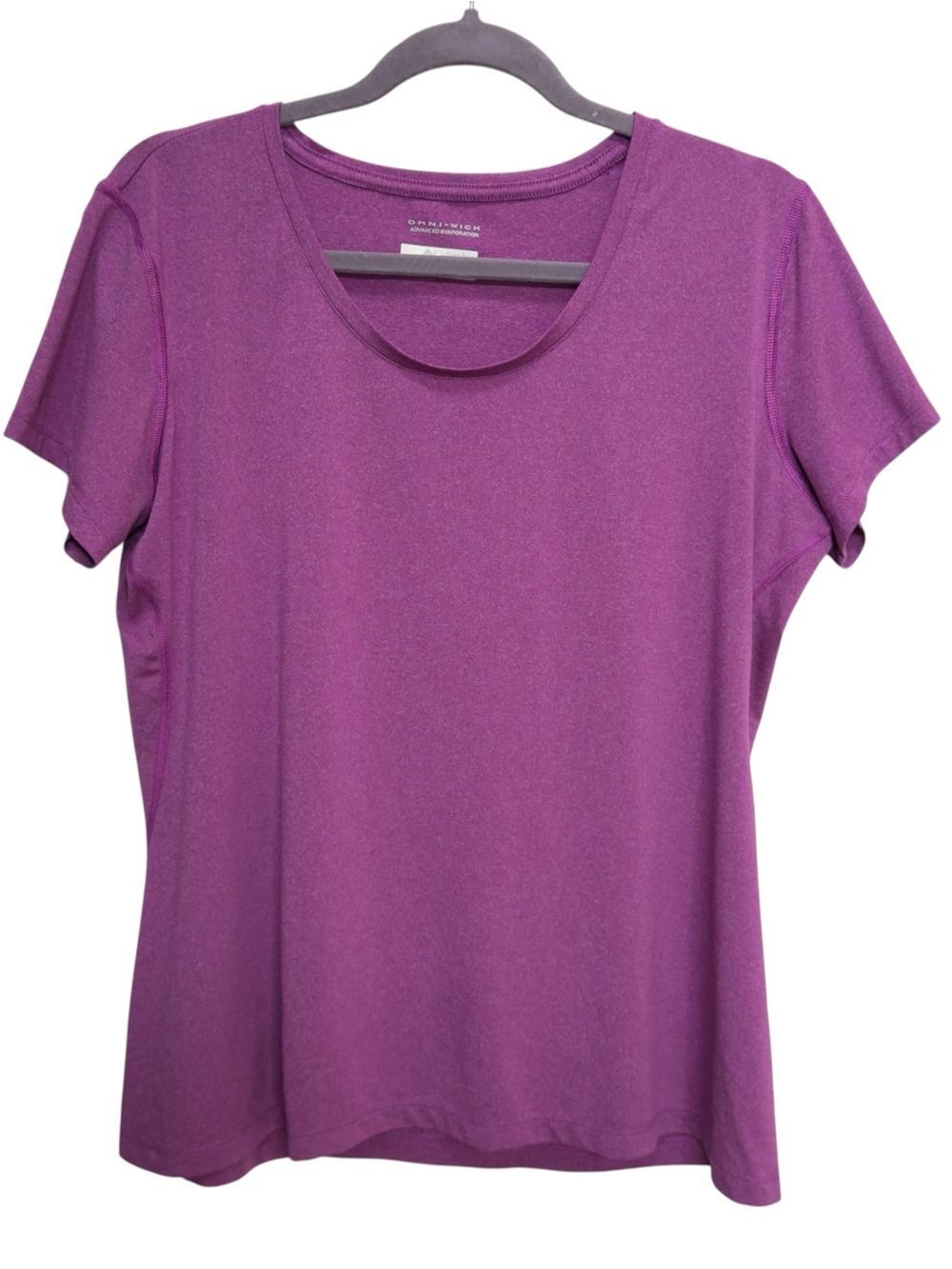 COLUMBIA Omni-Wick Athletic T-Shirt Short Sleeve Performance Tee. XL.